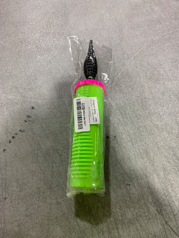 Photo 1 of ouyili Balloon Pump Handheld Two-Way Dual Action - Hand Blower Air Pumper for Balloons - Ballon Inflator Pumping - Manual Baloon Inflators Machine (Green 1 Piece)