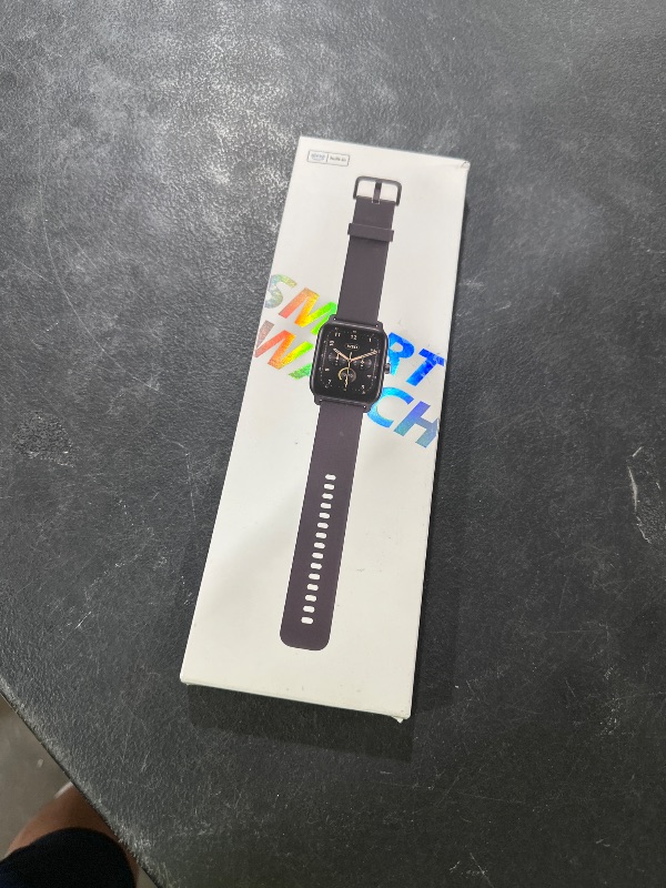 Photo 1 of Woneligo Smart Watch - Purple, Silicone Band, 1.8" Analog Display, IP68 Waterproof, Over 100 Sports Modes, Alexa Voice Control, Heart Rate & Blood Oxygen Monitor, 7-Day Battery Life