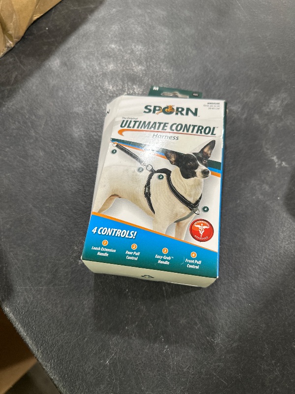 Photo 1 of SPORN Ultimate Control No Pull Dog Harness for Medium-Sized Dogs, Black