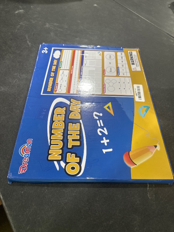 Photo 1 of Magnetic Number of The Day Math Manipulatives Chart Paper, Dry Erase Place Value Number Line for Classroom Whiteboard Accessories, Teacher Supplies Must Haves and Homeschool Essentials