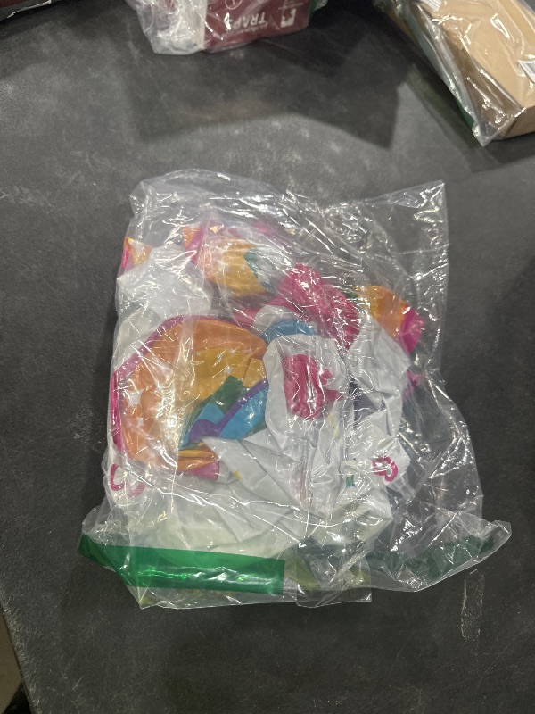 Photo 1 of Large Colorful Blow-up Rainbow Unicorns (24 Inches) Inflatable Birthday Party Pool Decoration. (3 Pack)