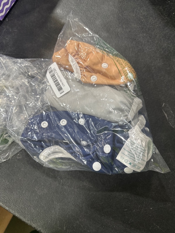Photo 1 of ALVABABY Swim Diapers 3pcs Baby & Toddler Snap One Size Reusable Adjustable Baby Boys' Swim Diapers for Swimming Lessons 3SWY73A