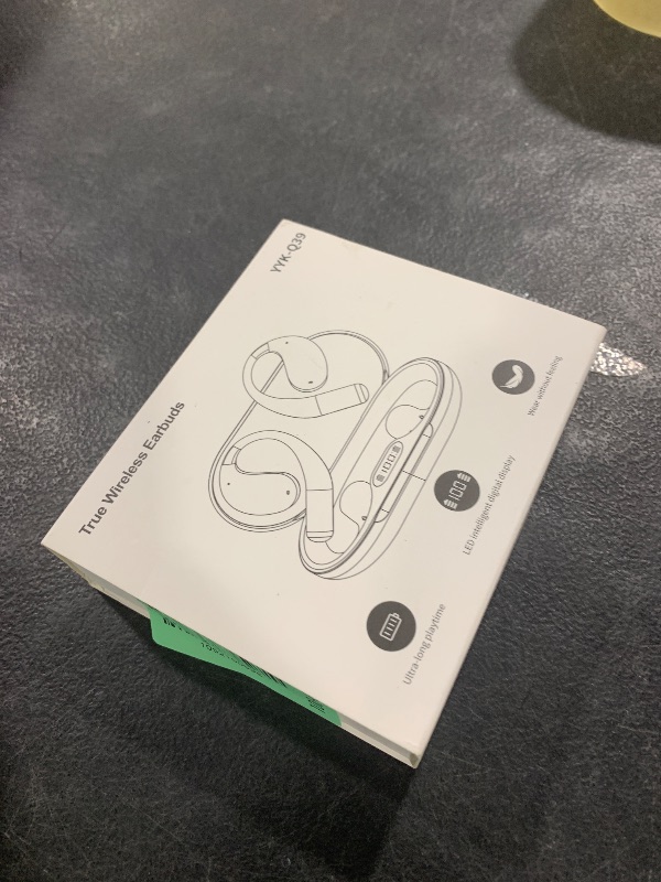 Photo 1 of AI Language Translation Wireless Earbuds Bluetooth 5.4 Real Time Open Ear Headphones, Translator for 144 Languages & Accents,LED Digital Display Charging, Long Battery Life, Fit iOS and Android, Black