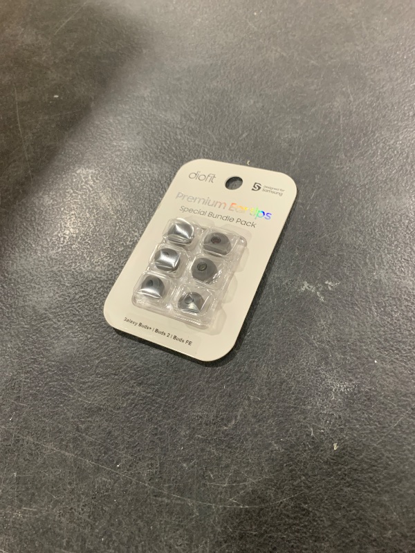 Photo 1 of Premium Multi-Flange Eartips for Galaxy Buds2/Galaxy Buds FE (Black) – Always Fits, Never Slips