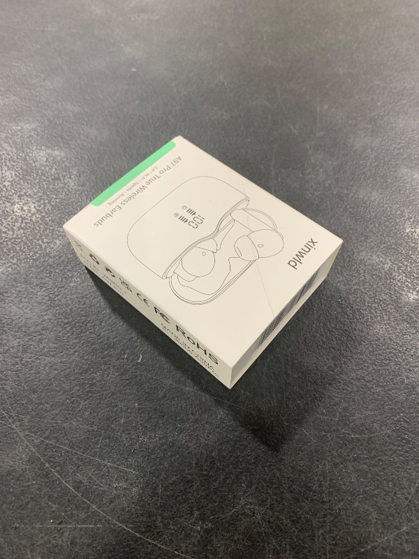 Photo 1 of Wireless Earbuds, Bluetooth 5.4 Headphones in Ear with 4 ENC Noise Cancelling Mic, New Wireless Earphones HiFi Stereo Deep Bass 40H Playtime, In-Ear Bluetooth Earbuds LED Display IP7 Waterproof, White