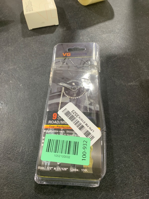 Photo 1 of VG SPORTS 6/7/8/9/10/11 Speed Bike Chains,Half Hollow/Full Hollow Lightweight Bicycle Chains for Road Bike/MTB/BMX,Silver/Gold/Titanium/Rainbow 116 Links with Missing Link