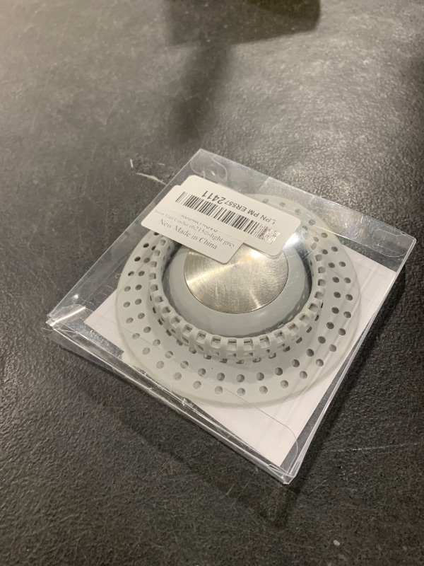 Photo 1 of Aluvor Shower Drain Hair Catcher, Bathtub Drain Cover Foldable Silicone Shower & Tub Protector for Pop-Up & Regular Drains