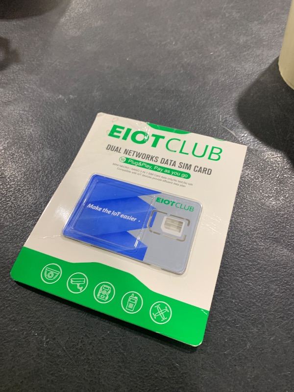 Photo 1 of EIOTCLUB Data SIM Card for 360 Days - Compatible with USA Nationwide Networks for Unlocked Security Solar and Hunting Trail Game Cameras IoT Device(USA Coverage, Triple Cut 3-in-1)