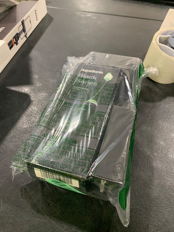 Photo 1 of Aquasonic Black Series Ultra Whitening Toothbrush – ADA Accepted Electric Toothbrush- 8 Brush Heads & Travel Case – 40,000 VPM Electric Motor & Wireless Charging - 4 Modes w Smart Timer