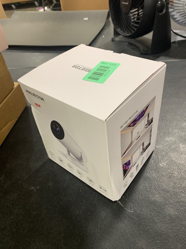 Photo 1 of ?Electric Focus?Mini Portable Projector with 4K Support, Bluetooth 5.4 WIFI6, 5watt Sound Base Speaker, 260 ANSI, Android 11, 210° Rotation , Auto Keystone Correction Video Projector HY300 PLUS