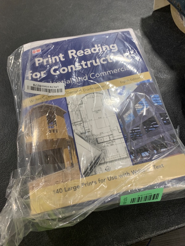 Photo 1 of print reading for construction