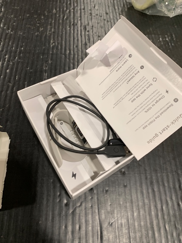 Photo 1 of Fitbit Charge 6 Fitness Tracker with Google apps, Heart Rate on Exercise Equipment, 6-Months Premium Membership Included, GPS, Health Tools and More, Porcelain/Silver, One Size (S & L Bands Included)