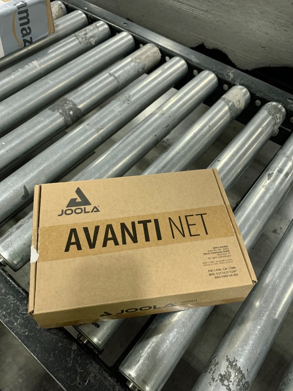 Photo 1 of JOOLA Premium Avanti Table Tennis Net and Post Set - Portable and Easy Setup 72" Regulation Size Ping Pong Screw On Clamp Net, ? 72"L x 0.5"W x 6"H, White/Black