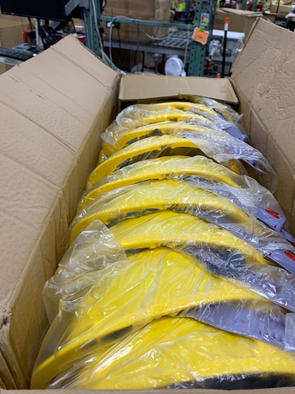 Photo 1 of Leumoi 20 Pack 4 Pt. Suspension Hard Hat Bulk Safety Helmets ABS Ratchet Hard Hats Adjustable Construction Hardhats with Vents and Cotton Brow Pad Hard Hats for Men Work Head Protection (Yellow)