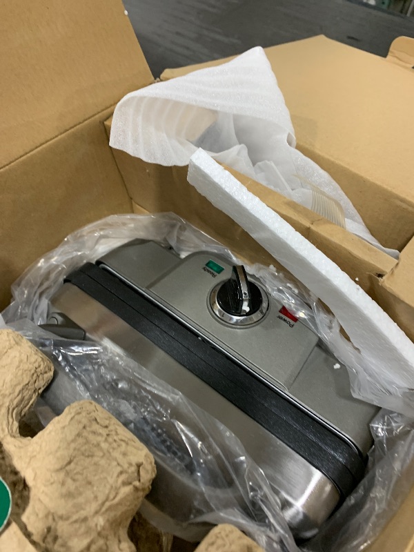 Photo 1 of Cuisinart WAF-300P1 Belgian Waffle Maker with Pancake Plates, Brushed Stainless