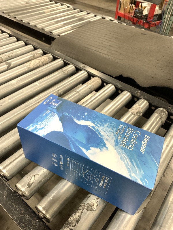 Photo 1 of Elegear Revolutionary Cooling Blanket Twin, Absorbs Heat to Keep Body Cool for Night Sweats, Arc-Chill Cool 3.0 Fiber Q-Max>0.5 for Hot Sleepers, Lightweight Summer Cold Blankets for Sleeping, Grey