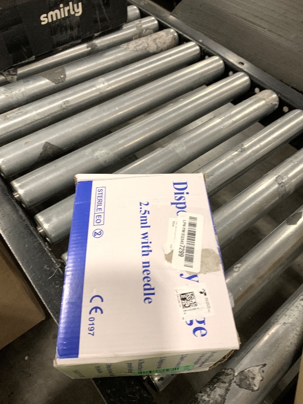 Photo 1 of 100 Pack 2ml (2.5ml) Plastic Luer Lock Syringa with 25Ga and Cap, Individually Sealed Wrapped, for Scientific Labs, Measuring Liquid, Refilling Cartridges or Glue Applicator