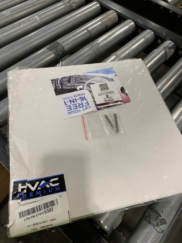 Photo 1 of HVAC Premium 10''w X 10''h Aluminum Double Deflection Adjustable Air Supply HVAC Diffuser - Full Control Vertical/Horizontal Airflow Direction - Vent Duct Cover [Outer Dimensions: 11.6''w X 11.6''h]