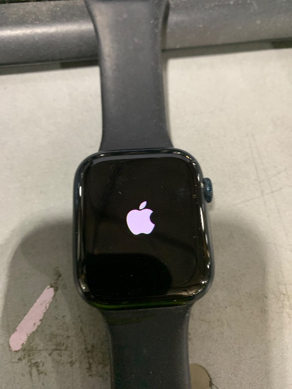 Photo 1 of Apple Watch Series 9 [GPS, 45mm] - Midnight Aluminum Case with Midnight Sport Band, M/L (Renewed Premium)