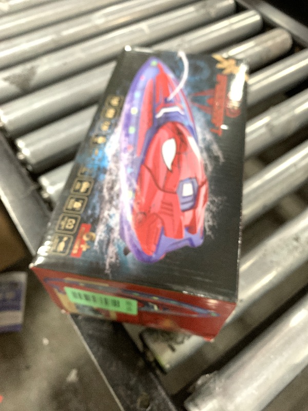 Photo 1 of Fullware Spider Hero RC Boat, 2.4GHz Remote Control Boat with LED Lights for Kids, Pool Toy with 2 Rechargeable Batteries, Spray Function, and Low Battery Alarm for Boys & Girls