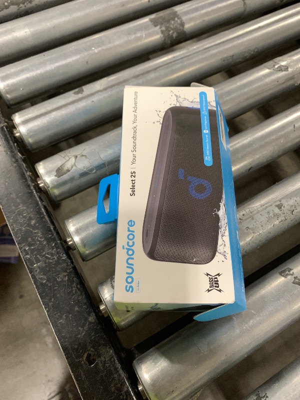 Photo 1 of Soundcore Select 2S, Portable Bluetooth Speaker with 20W Stereo Sound, BassUp Technology, 16-Hour Playtime, Wireless Stereo Pairing, and IPX7 Waterproof for Biking, Outdoor Adventures(Renewed)