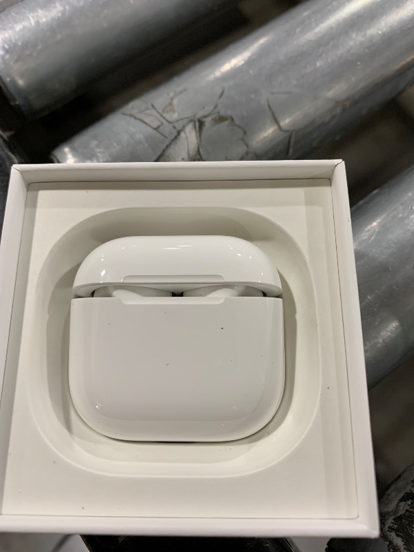 Photo 1 of Parts only----Apple AirPods 4 Wireless Earbuds, Bluetooth Headphones, Personalized Spatial Audio, Sweat and Water Resistant, USB-C Charging Case, H2 Chip, Up to 30 Hours of Battery Life, Effortless Setup for iPhone