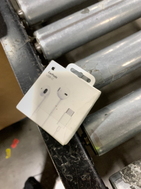 Photo 1 of Apple EarPods Headphones with USB-C Plug, Wired Ear Buds with Built-in Remote to Control Music, Phone Calls, and Volume