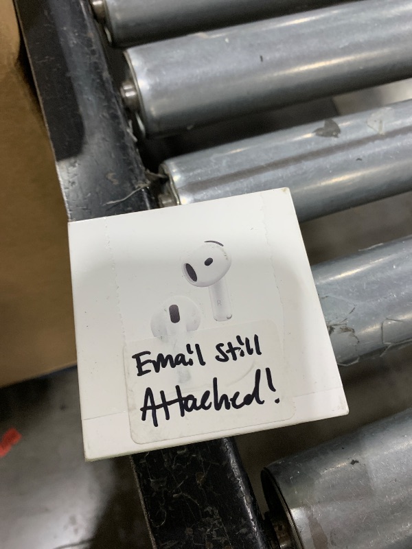 Photo 1 of Apple AirPods 4 Wireless Earbuds, Bluetooth Headphones, with Active Noise Cancellation, Adaptive Audio, Transparency Mode, Personalized Spatial Audio, USB-C Charging Case, Wireless Charging, H2 Chip