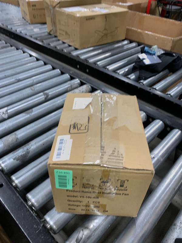 Photo 1 of Voltset 4 Inch Duct Fan, Inline Ventilation Exhaust Fan, 280 CFM Duct Intake High Efficiency Air Fan for Vent Bathroom, Kitchen, Grow Tent, Hydroponics, 3D Printer