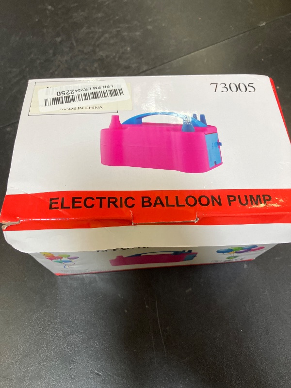 Photo 1 of IDAODAN Electric Balloon Pump, Portable Electric Balloon Blower Machine Balloon Air Pump Dual Nozzle110V 600W Balloon Inflator for Party Decorations