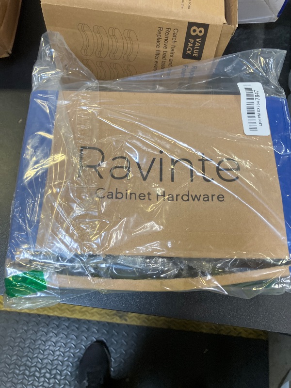 Photo 1 of Ravinte 50 Pack 25 Pairs Semi-Overlay 1/2 inch Self-Closing Face Frame Cabinet Hinges Matte Black Half Wrap-Around Kitchen Cabinet Door Hinges Face Mount Cabinet Hardware