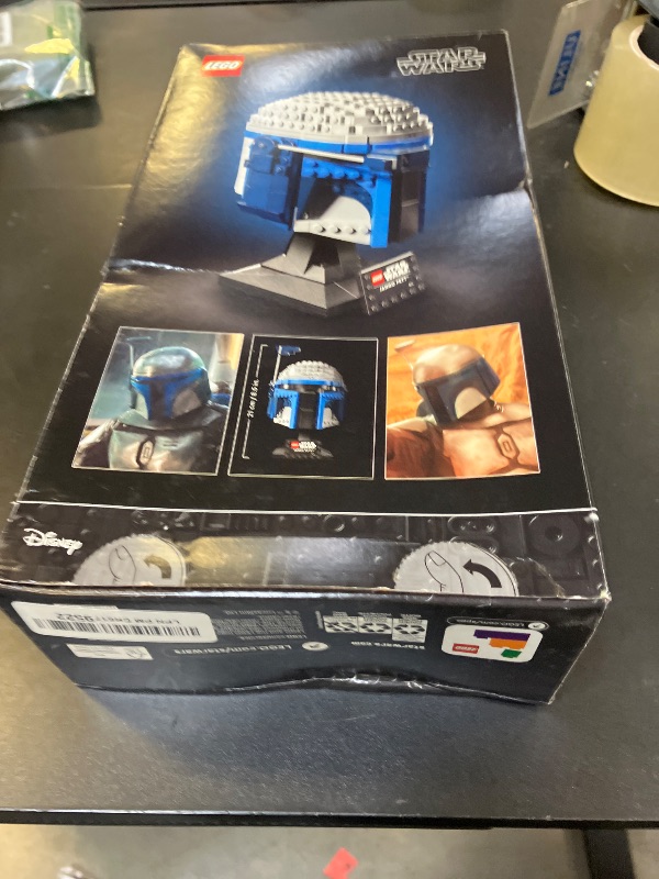 Photo 1 of LEGO Star Wars Jango Fett Helmet - DIY Model Kit for Adults 18+ - Collectible Building Set - Room Decor Idea for Attack of The Clones Fans - Star Wars Gift Idea for Birthdays - 75408