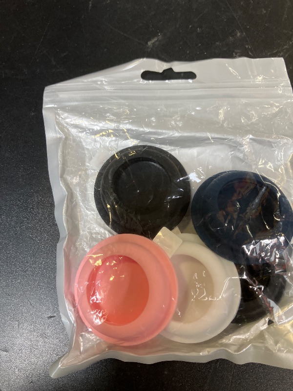 Photo 1 of GudCoaks [5 Pack] Princess Cruise Medallion Holders for iPhone, Android, and All Devices - Stickers Cell Phone Holder Accessories for Carnival Ocean Medallion (Black/White/Blue/Black/Pink)