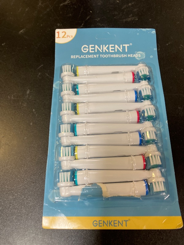 Photo 1 of Replacement Toothbrush Heads Compatible with Oral B Braun, 12 Pcs Professional Electric Toothbrush Brush Heads Compatible with Oral B Replacement Heads Refill 7000/Pro 1000/9600/500/3000
