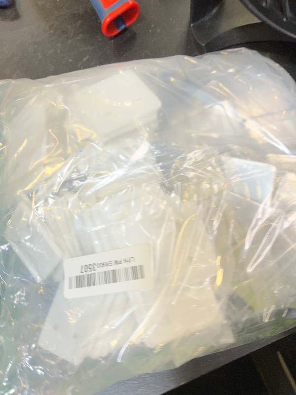 Photo 1 of 100PCS Square Button Parts, DIY Fridge Magnet Button Maker Supplies for Square-Shaped Button Maker Machine 50mm?Including Metal Cover, Plastic Back Cover, Clear Film, Soft Magnet