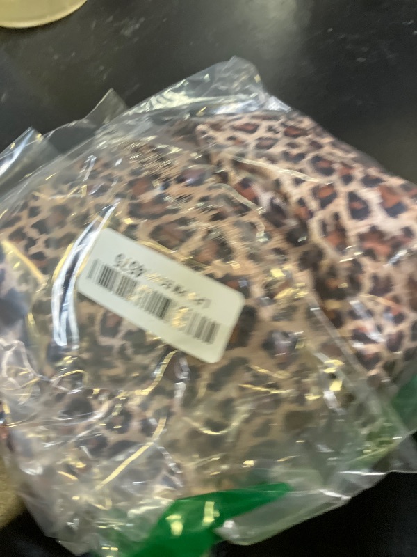 Photo 1 of TAOSON Silky Soft Satin Soild Envelope Style V Shaped/Tri/Boomerang Pillow Cover Pillowcase Pillow Protector Cushion Cover Non Zippered Only Cover No Insert (Leopard)