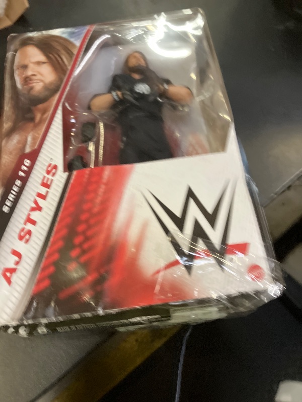 Photo 1 of Mattel WWE Elite Action Figure & Accessories, Series #116 6-inch Collectible AJ Styles with 25 Articulation Points & Swappable Hands