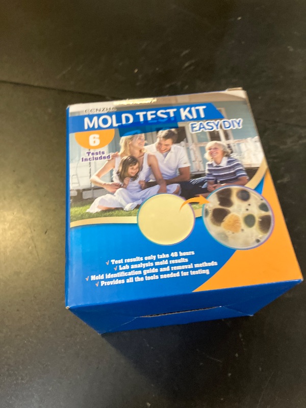 Photo 1 of Mold Test Kit for Home -DIY Mold Testing Kit with 6 Individual Tests-Black Mold Detector-Indoor Air Quality Tester-Mold Identification Guide-Free Lab Analysis-Fast and Reliable Mold Detector at Home