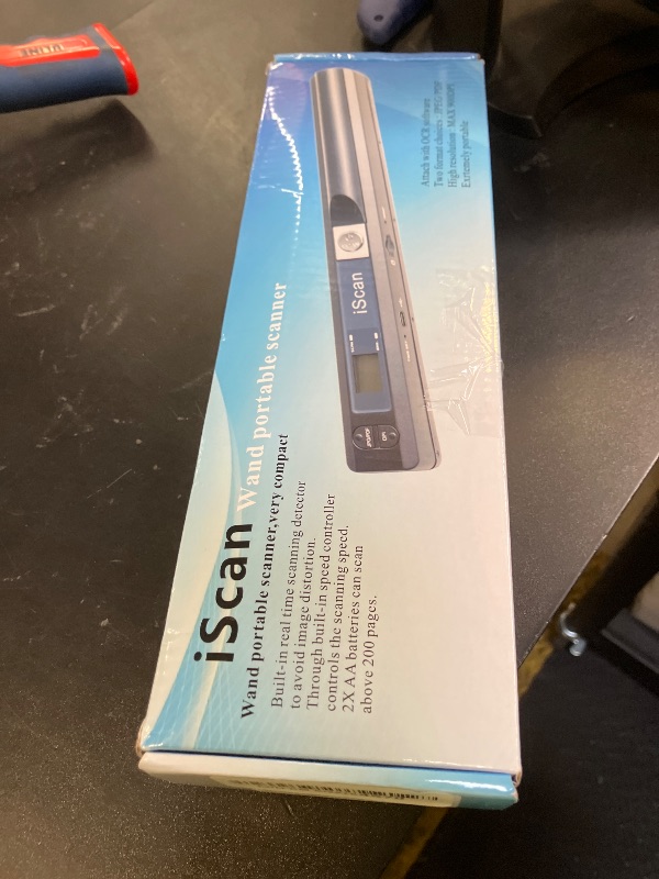 Photo 1 of AOZBZ Portable Document Scanner - 900DPI Handheld Portable Scanner Image Scanner Scanning Wand A4 Colour Photo Mobile Scanner Handy Scan, JPG/PDF Format, with 16G SD Card (Silver)