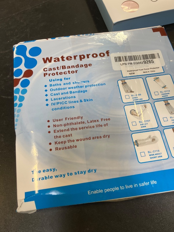 Photo 1 of Waterproof Foot Cast Cover Wound Protector for Shower Bath, Watertight Cast Bag Covers for Broken Surgery Foot, Wound and Burns - Reusable [2025 Upgrade]