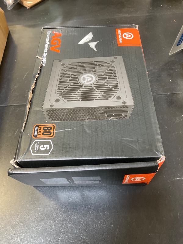 Photo 1 of ARESGAME AGV Series 650W Power Supply, 80 Plus Bronze Certified, Non Modular Power Supply, 5 Year Warranty