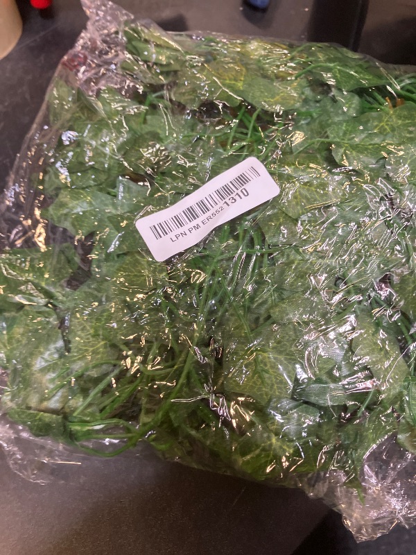 Photo 1 of Beebel Ivy Garland 85Ft 12 Strands Artificial Fake Ivy Leaves Greenery Leaves Hanging Vines Plant Leaves Garland Home Garden Poison Ivy Costume