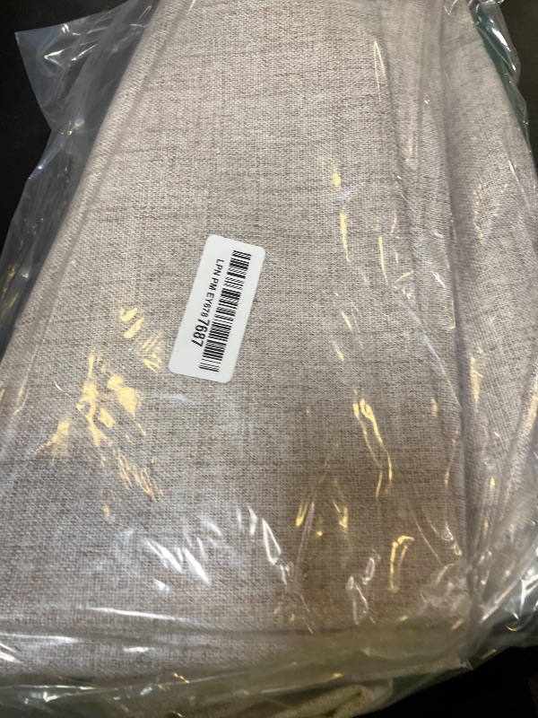 Photo 1 of MIULEE 100% Blackout Linen Textured Curtains for Bedroom Solid Thermal Insulated Natural Grommet Room Darkening Curtains & Drapes Luxury Decor for Living Room Nursery 52 x 84 Inch (2 Panels)
