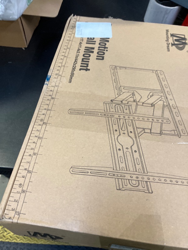 Photo 1 of Mounting Dream TV Wall Mount for 32-65 Inch Television,Mount with Swivel and Tilt, Full Motion Bracket with Articulating Dual Arms, Fits 16inch Studs, Max VESA 400X400 mm, 99lbs, MD2380
