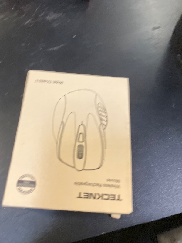 Photo 1 of TECKNET Wireless Mouse (BT5.0/3.0 & 2.4G) Rechargeable 4800 DPI Silent USB A & Bluetooth Mouse 6 Buttons, Wide Compatibility - Grey