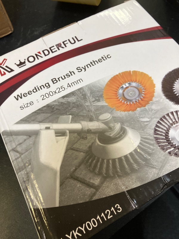 Photo 1 of 8 Inch Steel Wire Weed Eater Blades, Universal Weed Eater Attachments, Brush Cutter Trimmer Blade with Universal Adapter Kits, Unbreakable Wired Weed Eater Head Replacement for Removing Moss Weed Rust