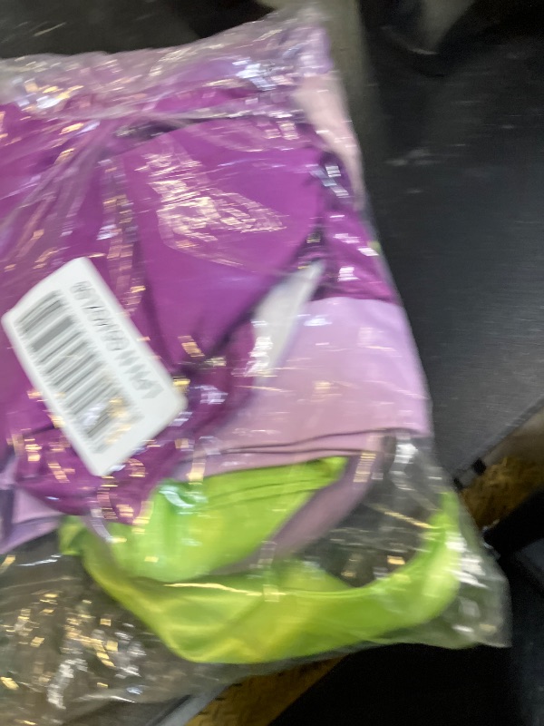 Photo 1 of Womens Halloween Costume Purple Dress Cosplay Outfits with Green Scarf and Headband (Medium, Purple)