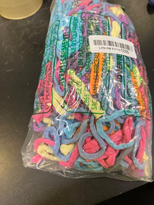 Photo 1 of Daifunli 600 Pcs 10 Inch Potholder Loom Loop Bulk Weaving Loop Craft Kit Colorful Flexible Potholder Loom Complete Kit to Weave 18 Large, Refill Elastic Weaving for DIY Crafts Supplies(Bright Color)
