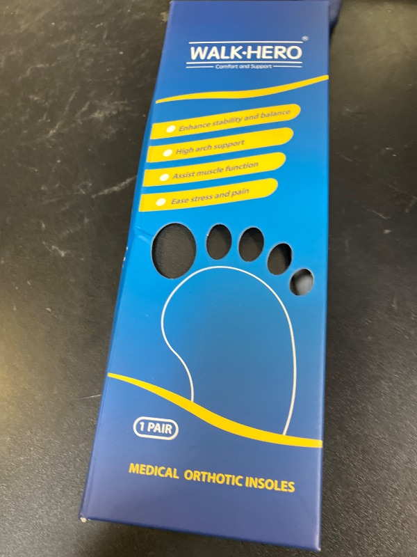 Photo 1 of Inserts Relieve Plantar Fasciitis - Flat Feet Insoles Arch Supports, Orthotic Insoles for Foot Pain Arch Pain Reduce Muscle Fatigue Absorb Shock (Mens 5-5 1/2 | Womens 7-7 1/2)