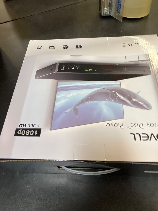 Photo 1 of HD Blu Ray Player, Blue Ray/DVD/CD Player for TV, Play Region A/1 Blu-ray Disc and All Region DVD Discs, Blu-ray DVD Player with HDMI/AV/Coaxial Output, USB Input, Built-in PAL NTSC (Zone 1 Blu-ray)